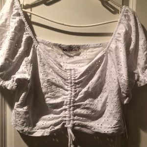 So White Crop Top NWT Size XXL